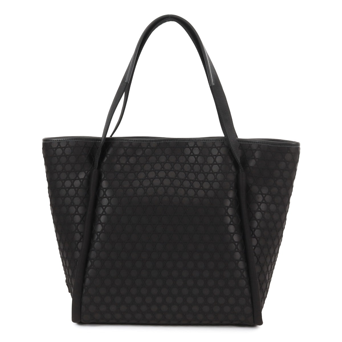 La quoh ラクーオ トートバッグ A3 大きめ 撥水 大容量 レディース 031603 籠目柄 ボンディング Lサイズ ビジネスバッグ トラベルバッグ マザーズバッグ 旅行 ジム 和柄 モスグリーン モスグリーン -