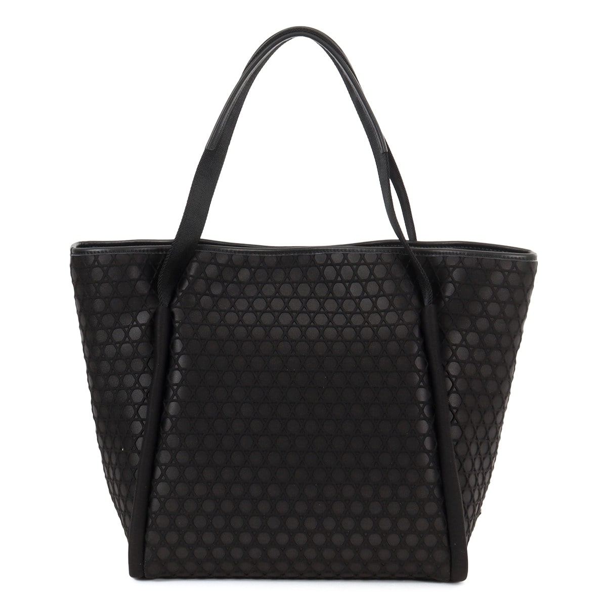 La quoh ラクーオ トートバッグ A3 大きめ 撥水 大容量 レディース 031603 籠目柄 ボンディング Lサイズ ビジネスバッグ トラベルバッグ マザーズバッグ 旅行 ジム 和柄 モスグリーン モスグリーン -