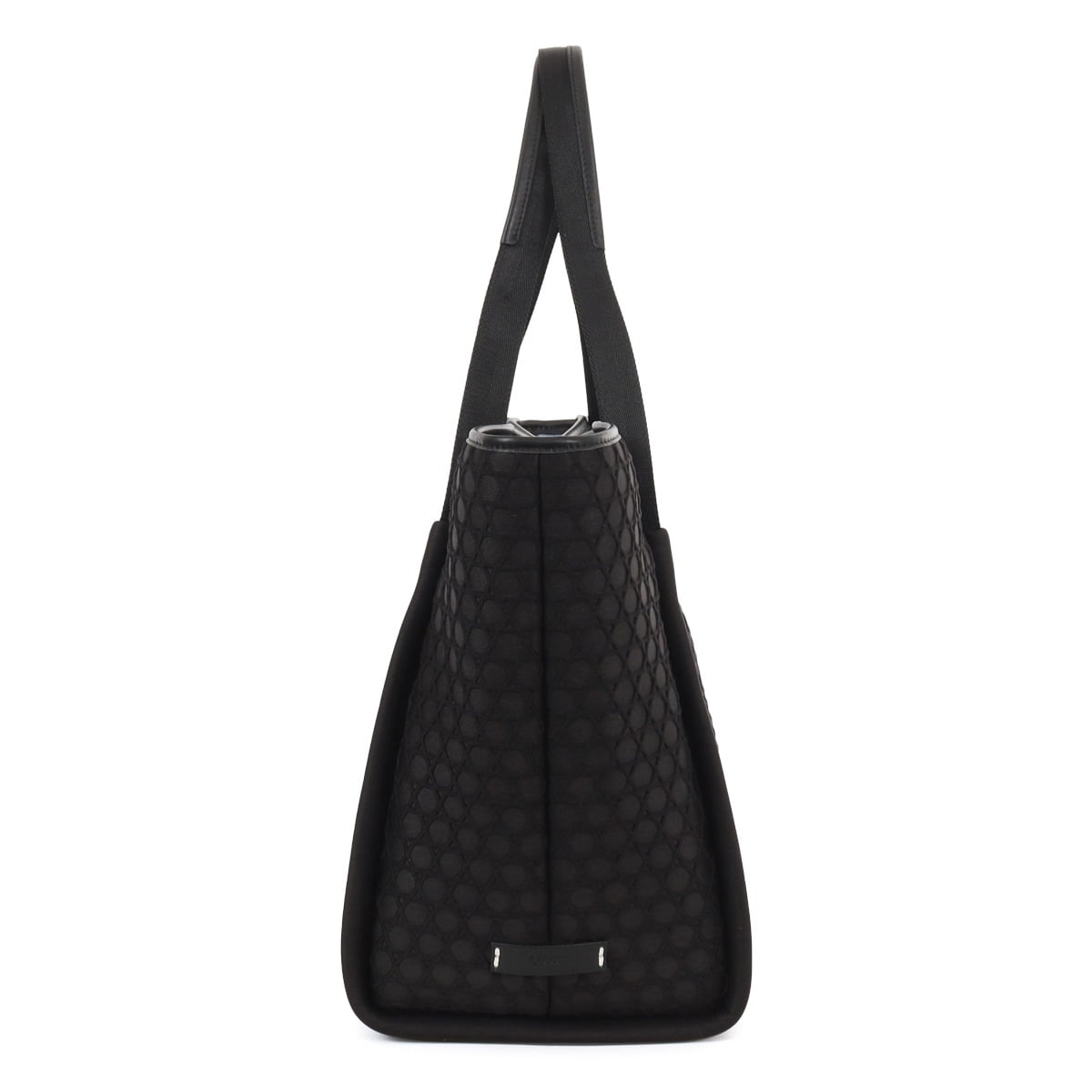 La quoh ラクーオ トートバッグ A3 大きめ 撥水 大容量 レディース 031603 籠目柄 ボンディング Lサイズ ビジネスバッグ トラベルバッグ マザーズバッグ 旅行 ジム 和柄 モスグリーン モスグリーン -