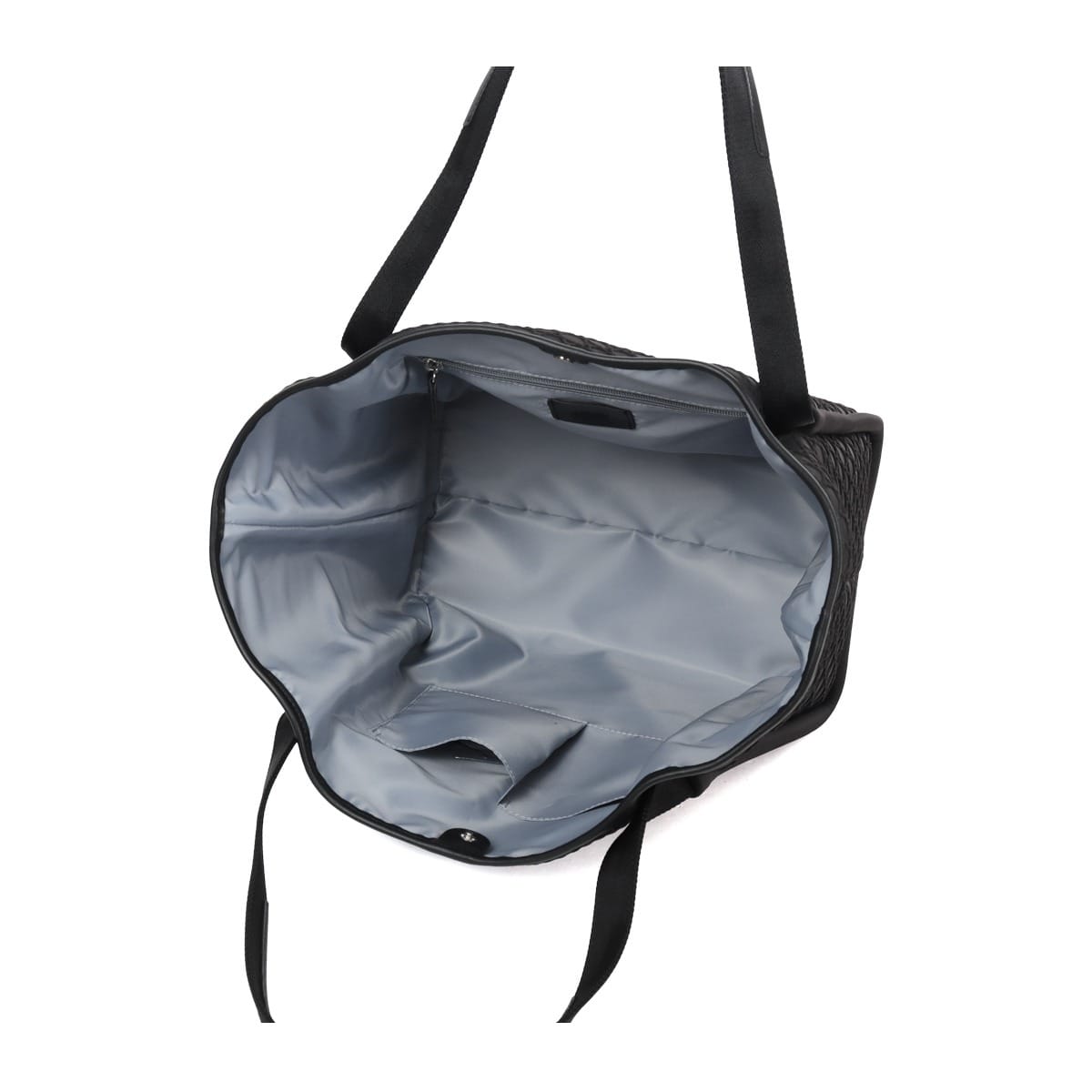 La quoh ラクーオ トートバッグ A3 大きめ 撥水 大容量 レディース 031603 籠目柄 ボンディング Lサイズ ビジネスバッグ トラベルバッグ マザーズバッグ 旅行 ジム 和柄 モスグリーン モスグリーン -