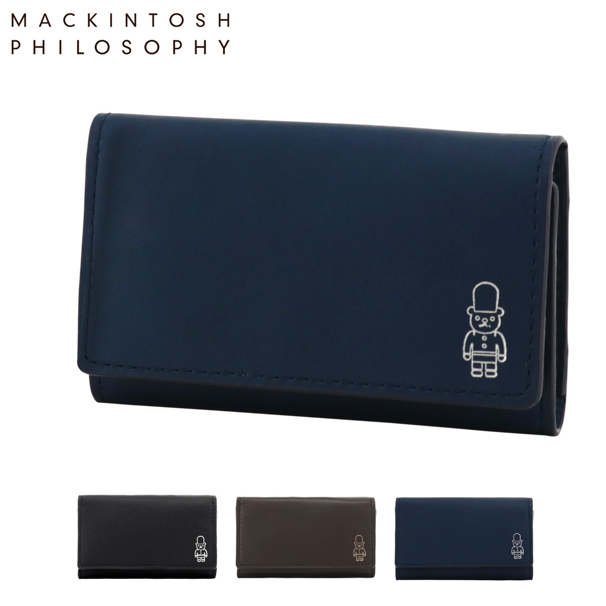 MACKINTOSH PHILOSOPHY キーケース MAP1075121 ブラック