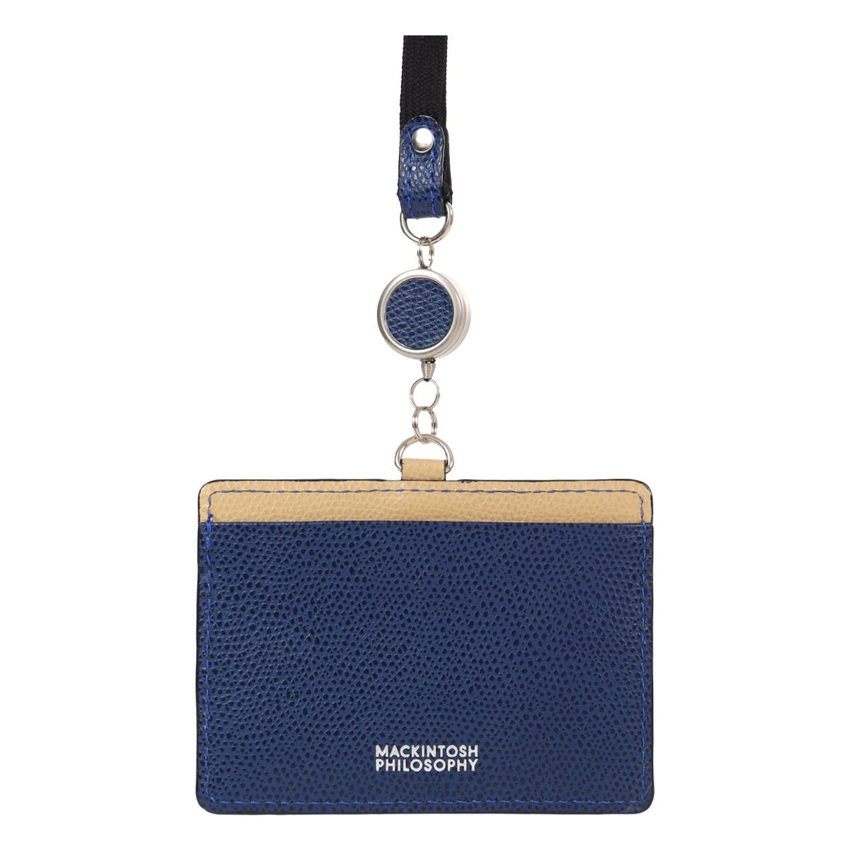 MACKINTOSH PHILOSOPHY マッキントッシュフィロソフィー IDケースリール付 707015 ロイヤルブラックラ ネイビー