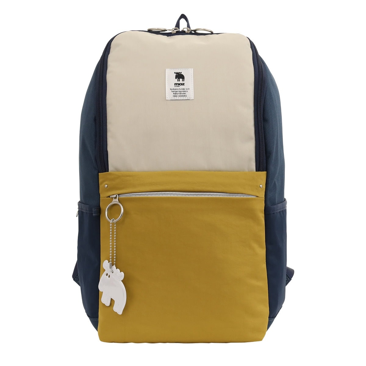 moz モズ バックパック MOZ-004 アッシュネイビー×マスタード