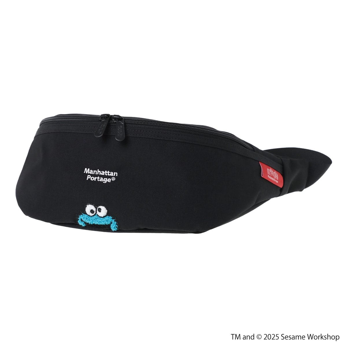 Manhattan Portage マンハッタンポーテージ セサミストリート ボディバッグ クッキーモンスター ナイロン MP1100SST ブラック