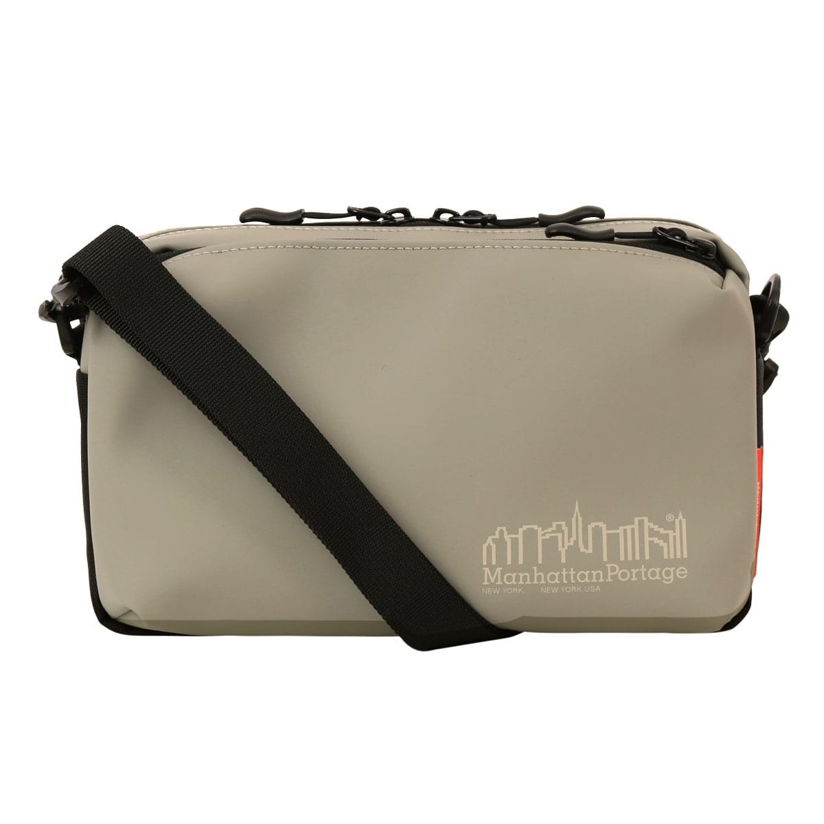 Manhattan Portage BLACK LABEL マンハッタンポーテージ ブラックレーベル ショルダーバッグ サコッシュ メンズ レディース MP1404L2VGL6 防水 A5 500mlペットボトル収納可能 軽量 肩掛け グレー