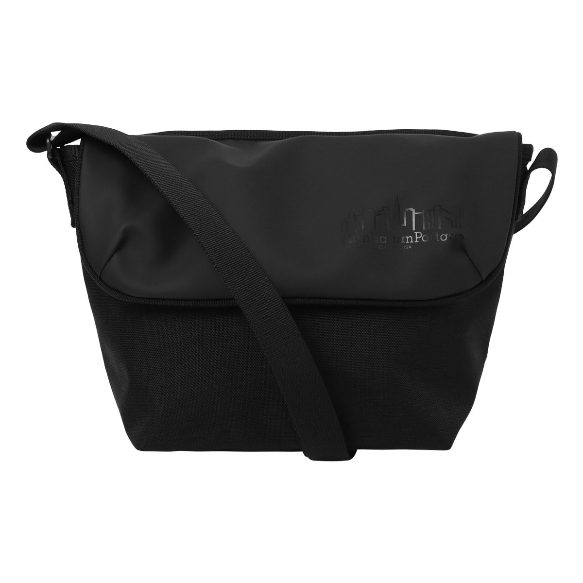 Manhattan Portage マンハッタンポーテージ メッセンジャーバッグ 防水 ショルダーバッグ MP1603BPDMGNTVGL6 BLACK LABEL ブラックレーベル 500mlペットボトル収納可能 軽量 肩掛け ブラック