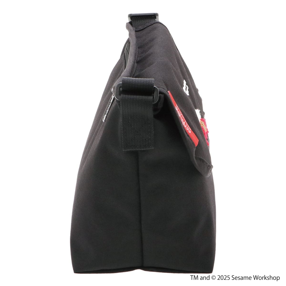 Manhattan Portage マンハッタンポーテージ セサミストリート エルモ ショルダーバッグ メッセンジャーバッグ MP1603BPDMGNTSSTEL ミニショルダー 横型 ブラック ブラック -