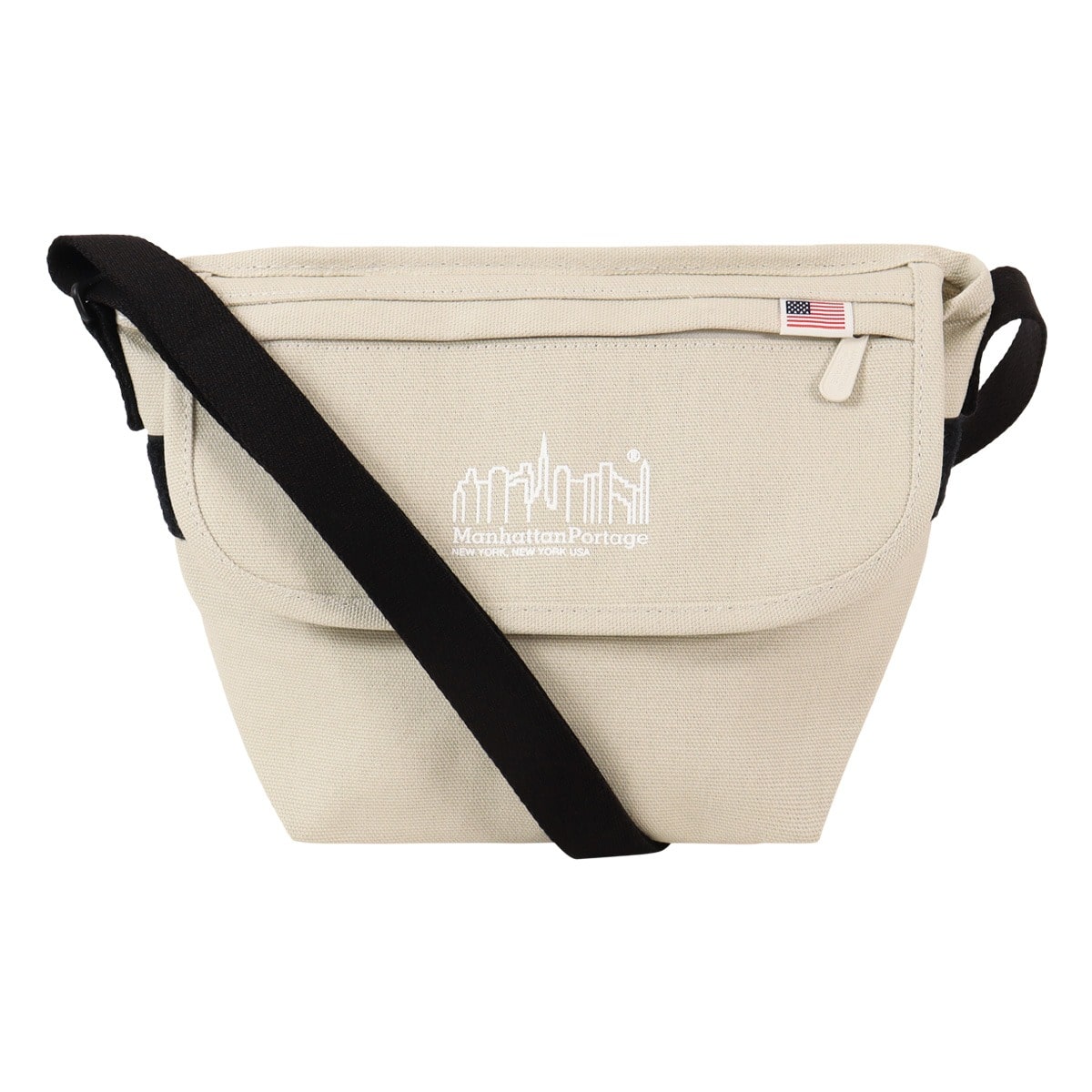 Manhattan Portage マンハッタンポーテージ メッセンジャーバッグ 撥水 MP1603CNVS ショルダーバッグ 2WAY 肩掛け 斜めがけ オートミール
