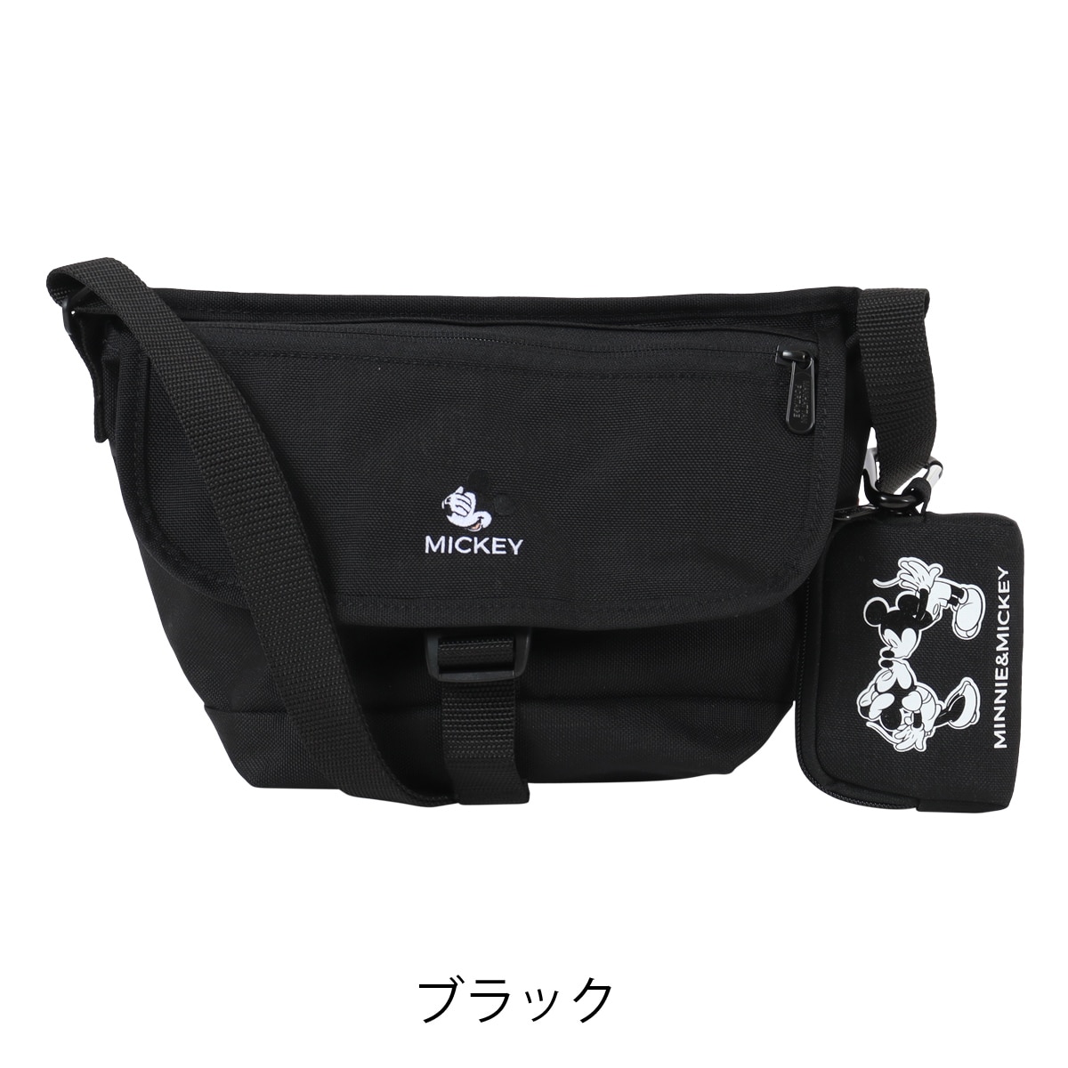Manhattan Portage マンハッタンポーテージ メッセンジャーバッグ ミッキーマウス MP1603FZPMIC24 ブラック