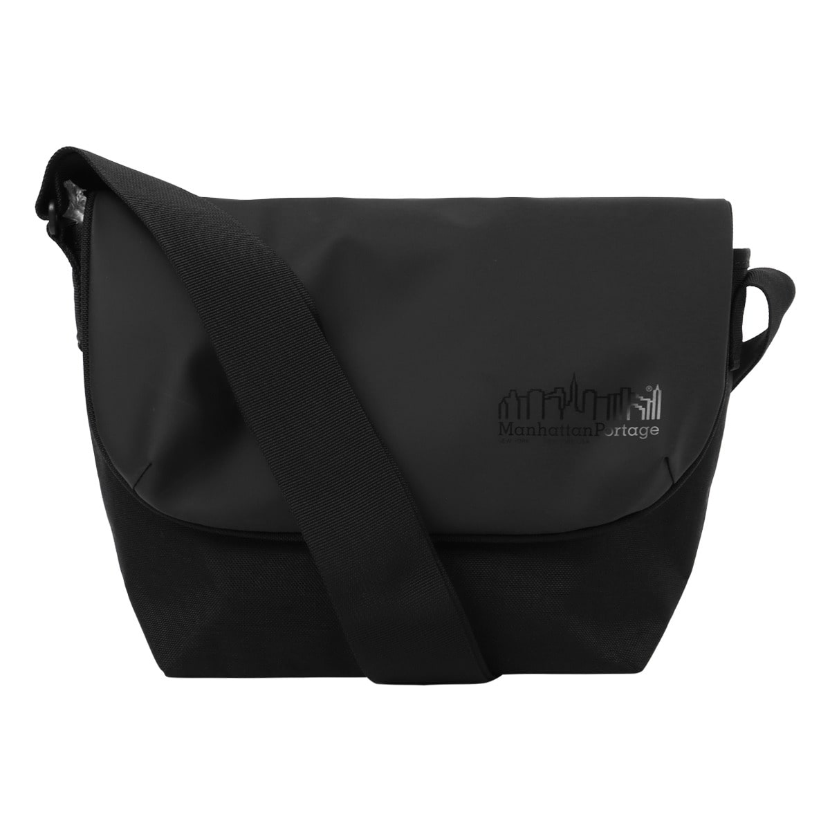 Manhattan Portage マンハッタンポーテージ メッセンジャーバッグ ショルダーバッグ BLACK LABEL ブラックレーベル MP1605JRBPDMGNTVGL6 防水 B5 軽量 肩掛け ブラック