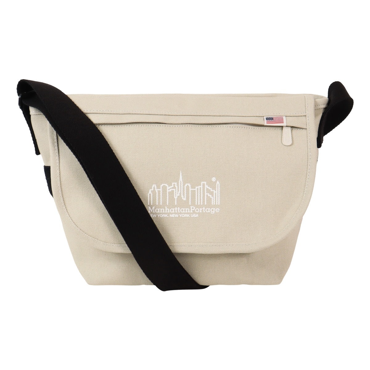 Manhattan Portage マンハッタンポーテージ メッセンジャーバッグ 撥水 MP1605JRCNVS ショルダーバッグ 2WAY 肩掛け 斜めがけ B5 オートミール