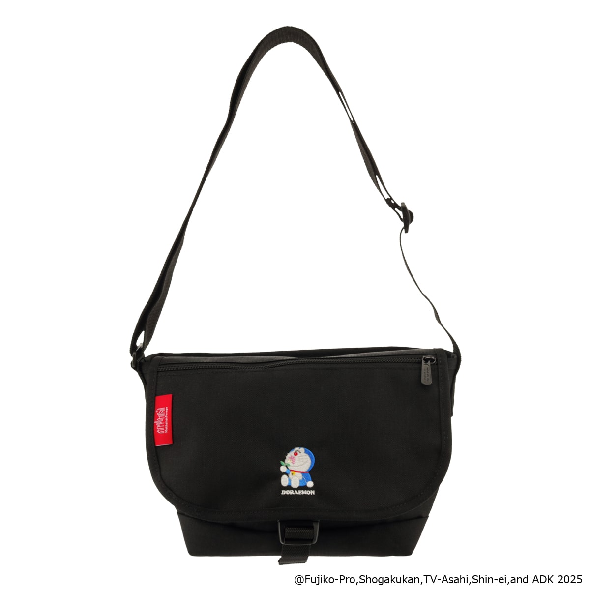 Manhattan Portage マンハッタンポーテージ ドラえもん ショルダーバッグ メッセンジャーバッグ 斜め掛け 肩掛け 横型 MP1605JRFZPDORA25 お出掛け 旅行 ブラック ブラック -