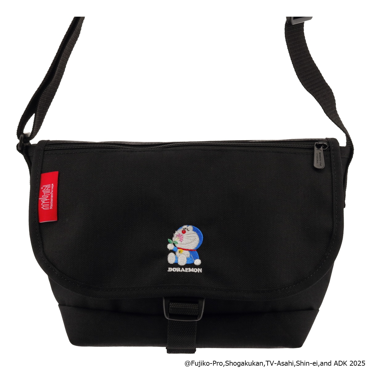 Manhattan Portage マンハッタンポーテージ ドラえもん ショルダーバッグ メッセンジャーバッグ 斜め掛け 肩掛け 横型 MP1605JRFZPDORA25 お出掛け 旅行 ブラック ブラック -