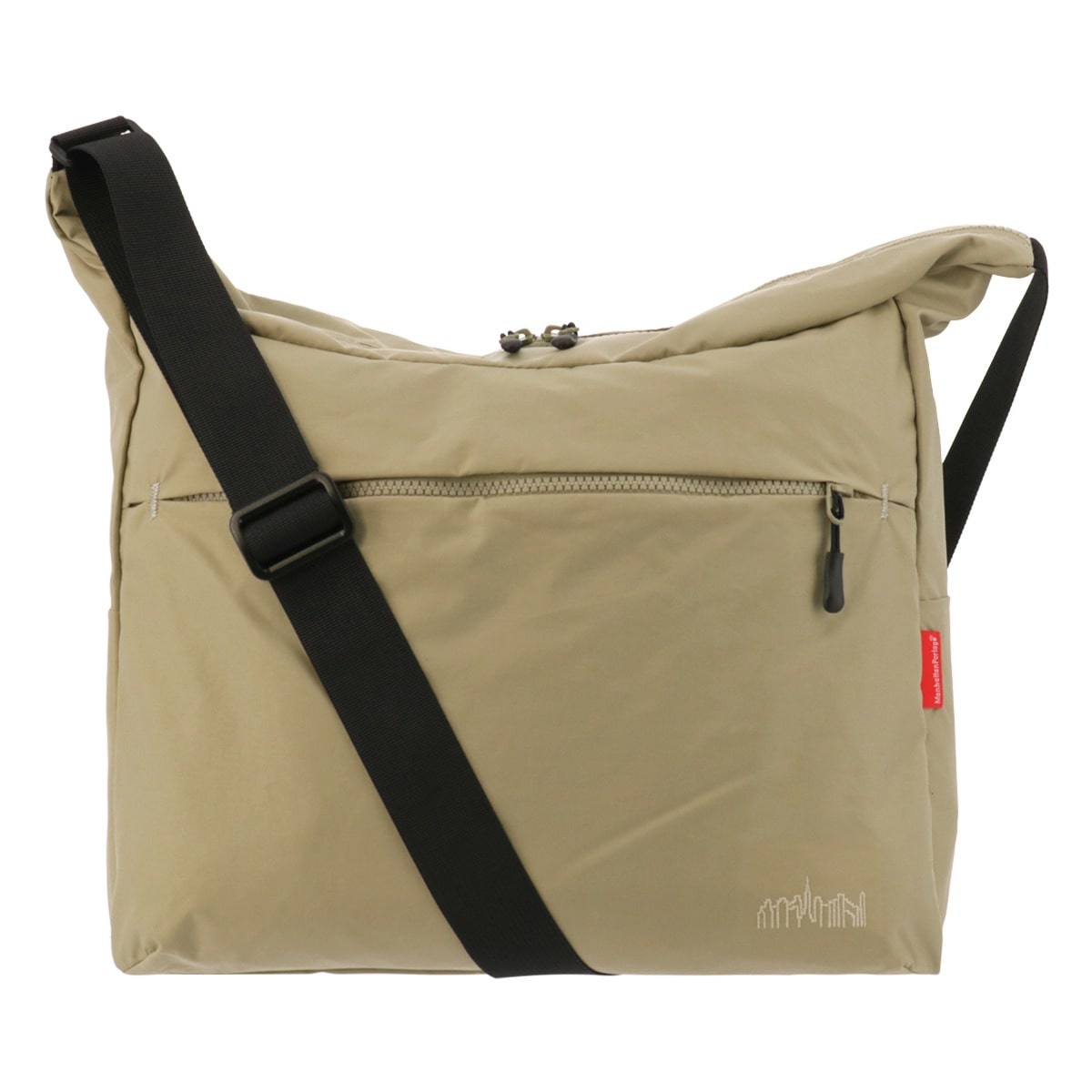 Manhattan Portage マンハッタンポーテージ ショルダーバッグ A4 横型 斜め掛け ワンショルダー MP6041LGTS QUILL 撥水 軽量 大きめ ベージュ