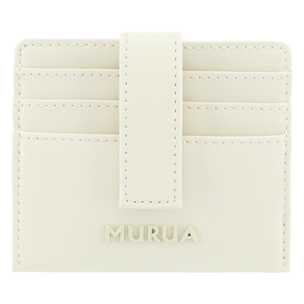 MURUA ムルーア 財布 ミニ財布 コンパクト 別注モデル レディース シンプル MR-W902 当社限定 アイボリー
