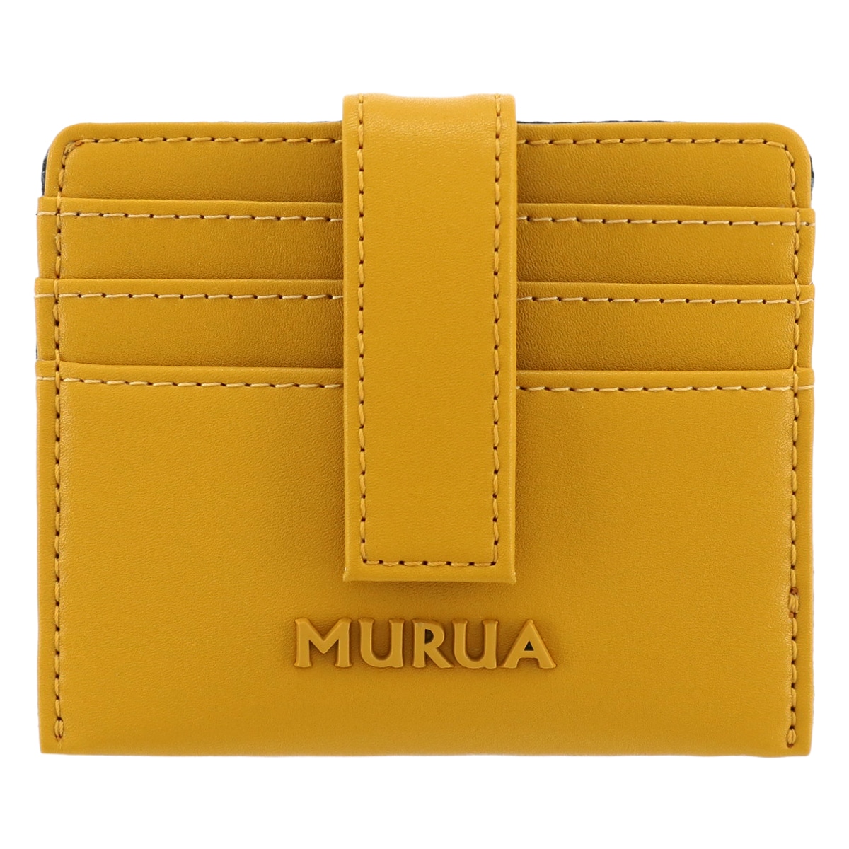 MURUA ムルーア 財布 ミニ財布 コンパクト 別注モデル レディース シンプル MR-W902 当社限定 マスタード