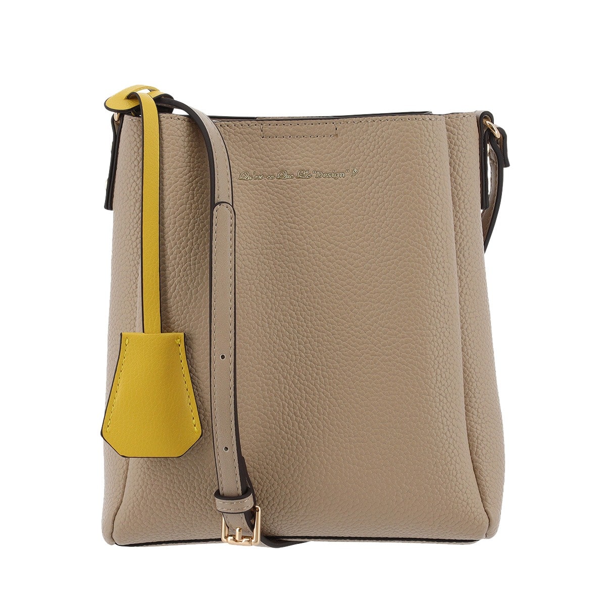 Quest ce Que Le Design ケスクルデザイン ショルダーバッグ MS-048 グレーベージュ