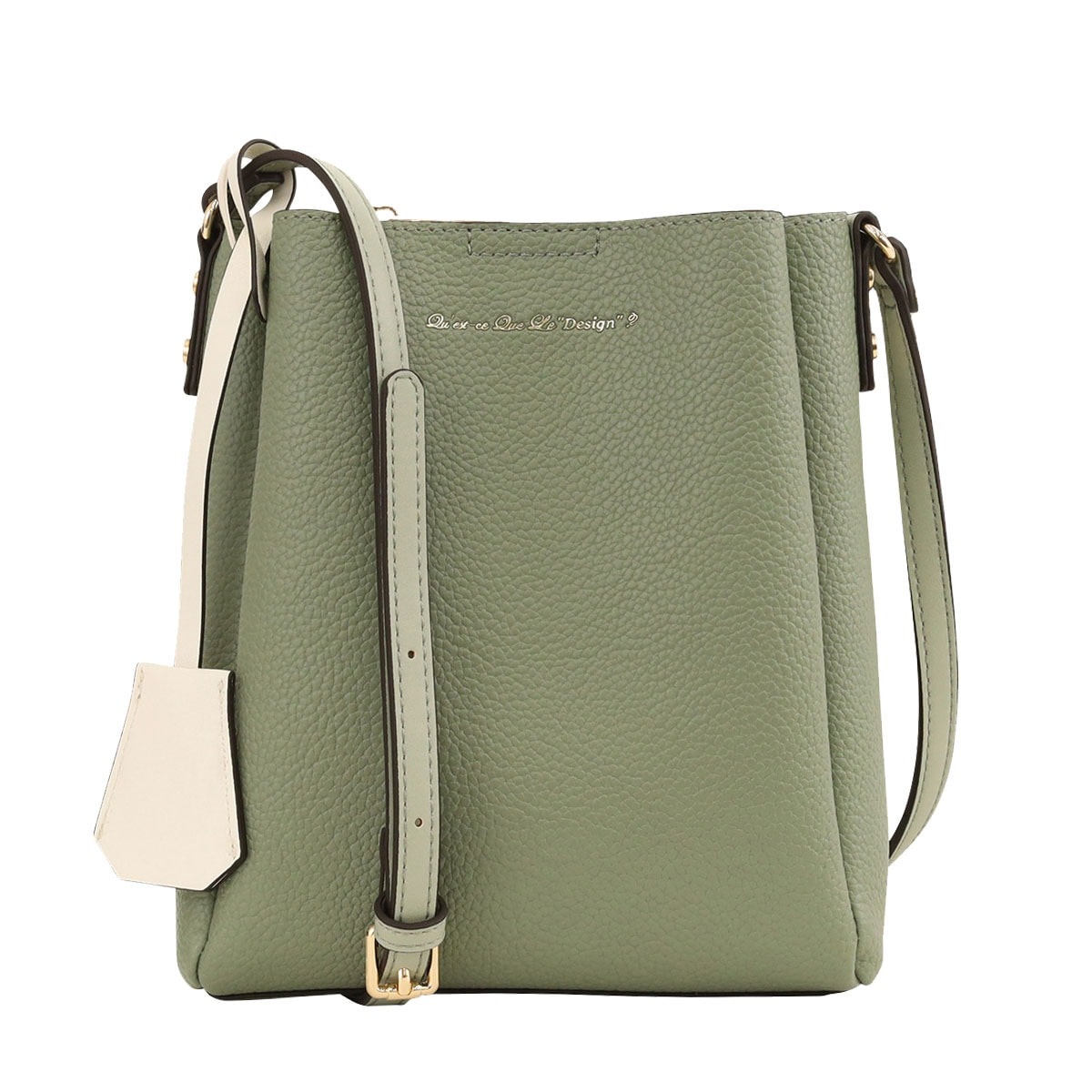 Quest ce Que Le Design ケスクルデザイン ショルダーバッグ MS-048 ライトグリーン