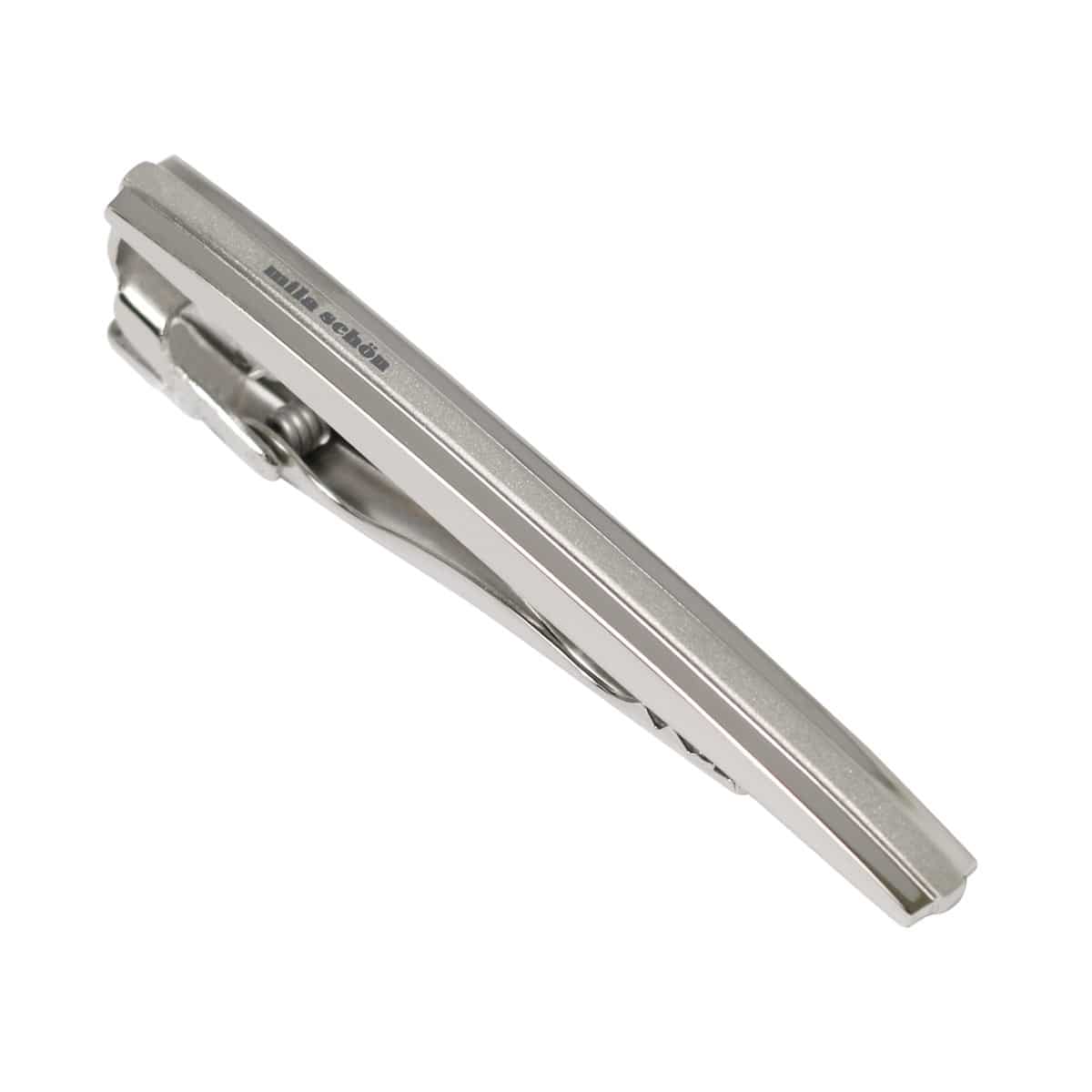 MilaSchon 【2年保証】 ミラショーン ネクタイピン メンズ mila schon タイピン タイバー アクセサリー メンズアクセ ブランド ギフト プレゼント おしゃれ 結婚式 スーツ フォーマル シルバー