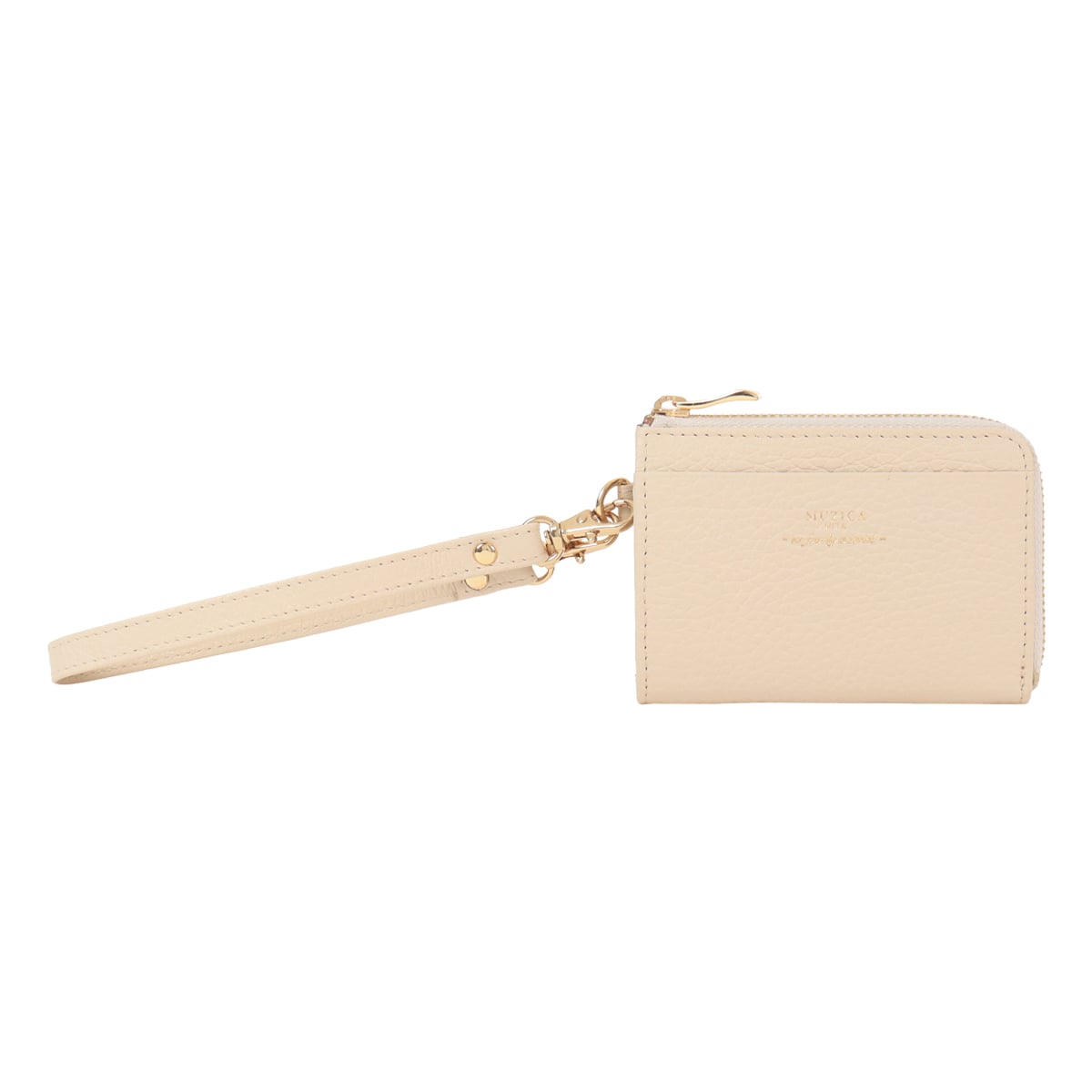 MUZICA VITA ムジカ・ヴィータ 定期入れ パスケース ミニ財布 muzi-m1015 MILK イタリアンレザー レディース