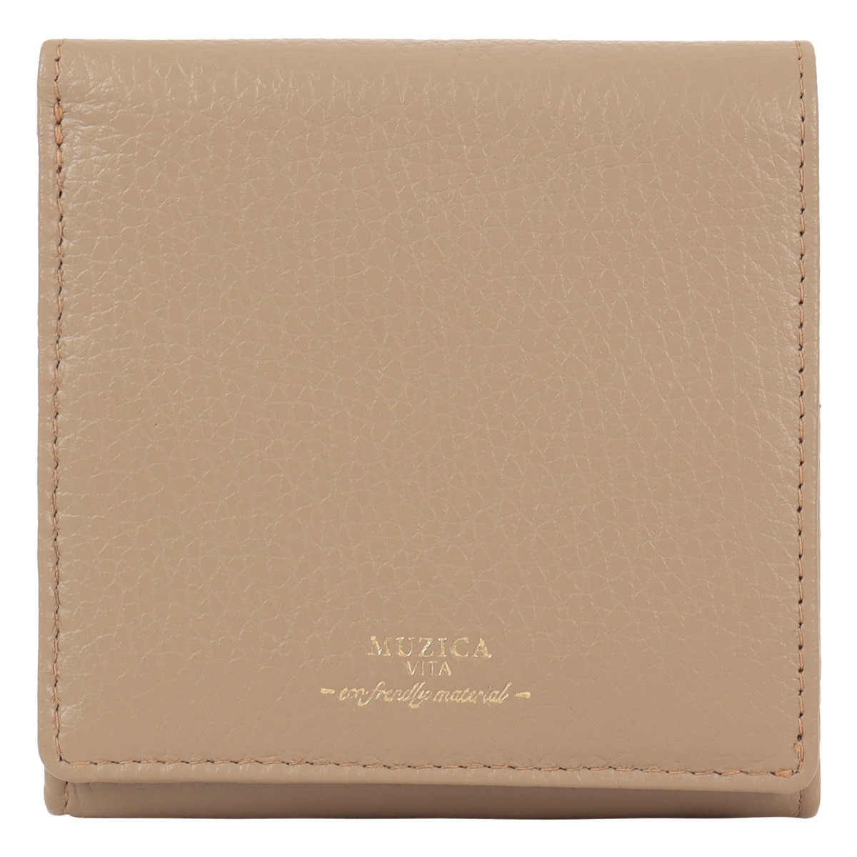 MUZICA VITA ムジカ・ヴィータ 二つ折り財布 muzi-m1018 CAFEMOCHA イタリアンレザー レディース