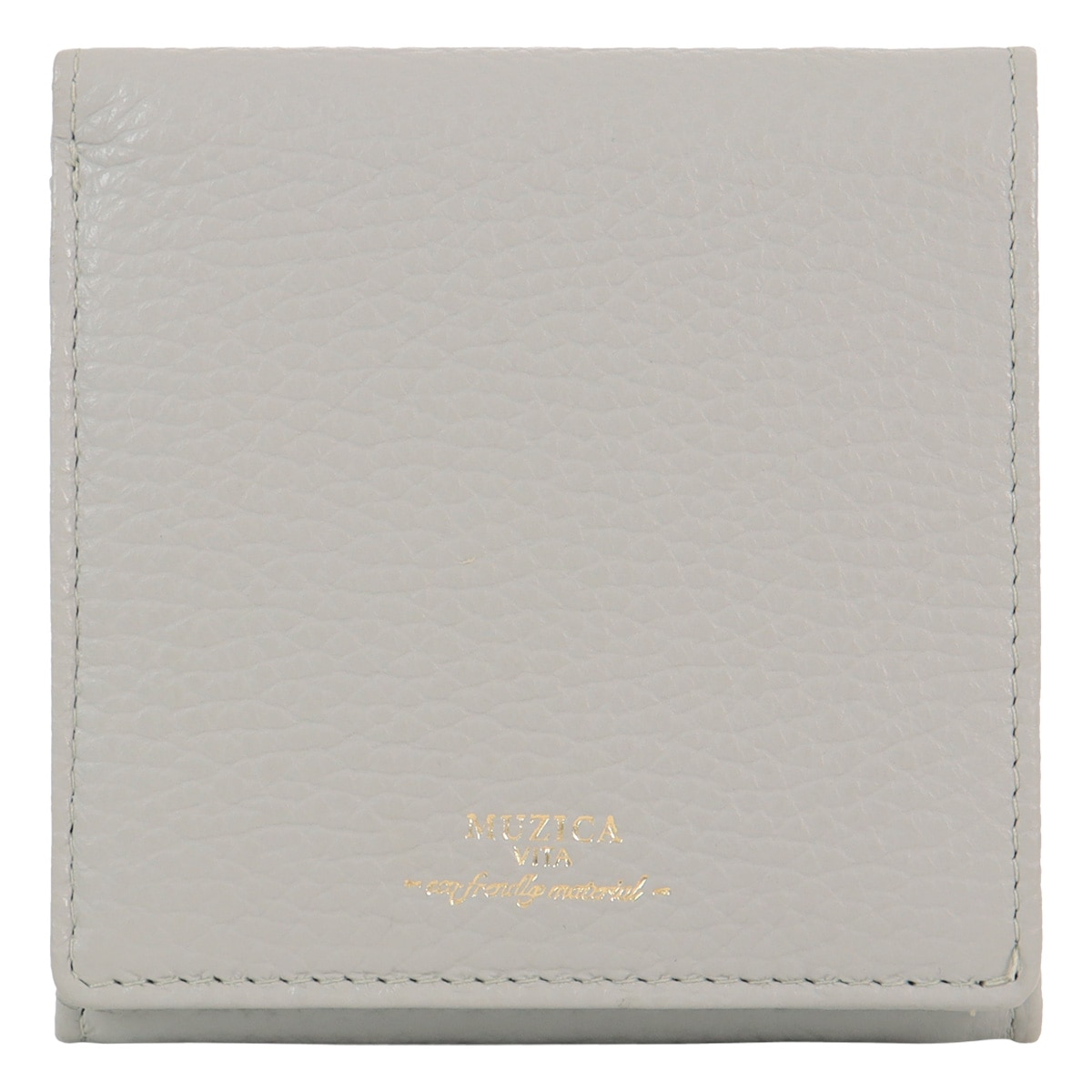 MUZICA VITA ムジカ・ヴィータ 二つ折り財布 muzi-m1018 ICEGRAY イタリアンレザー レディース