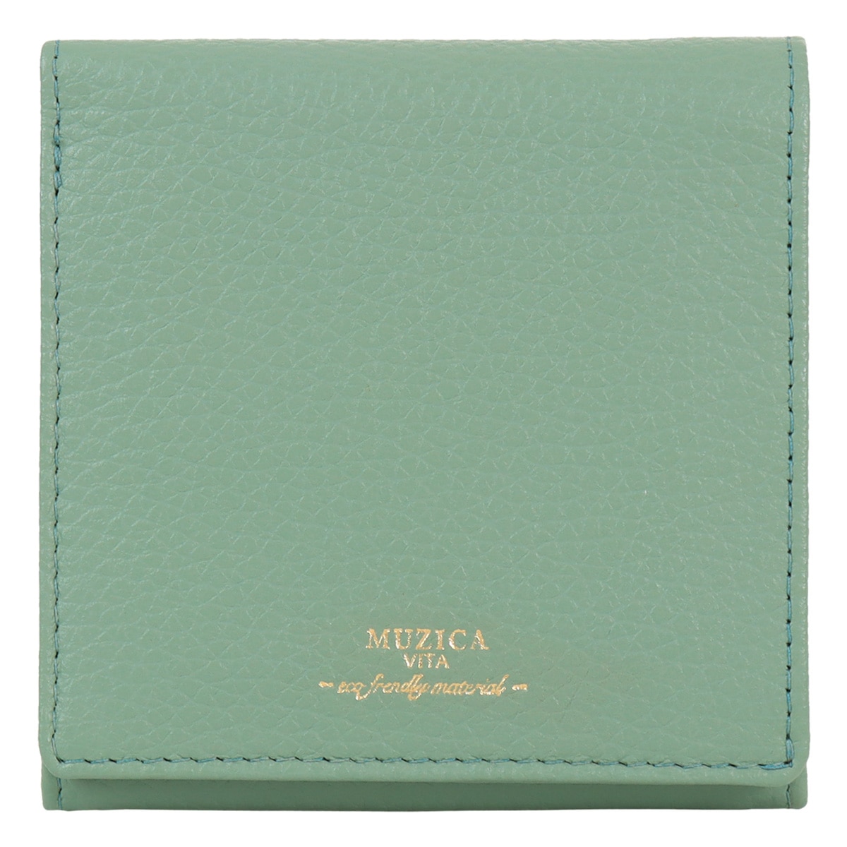 MUZICA VITA ムジカ・ヴィータ 二つ折り財布 muzi-m1018 MINT イタリアンレザー レディース