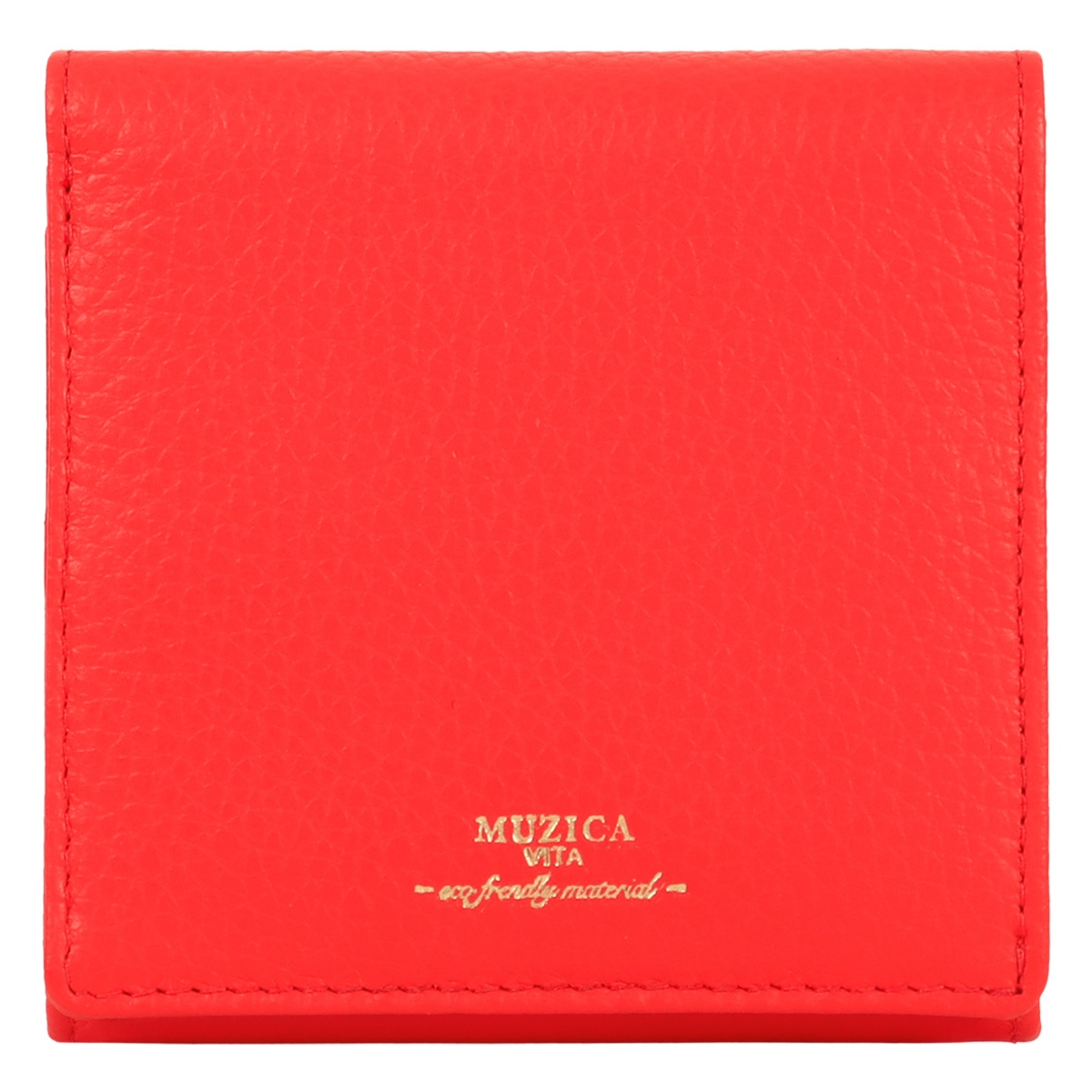 MUZICA VITA ムジカ・ヴィータ 二つ折り財布 muzi-m1018 STRAWBERRY イタリアンレザー レディース