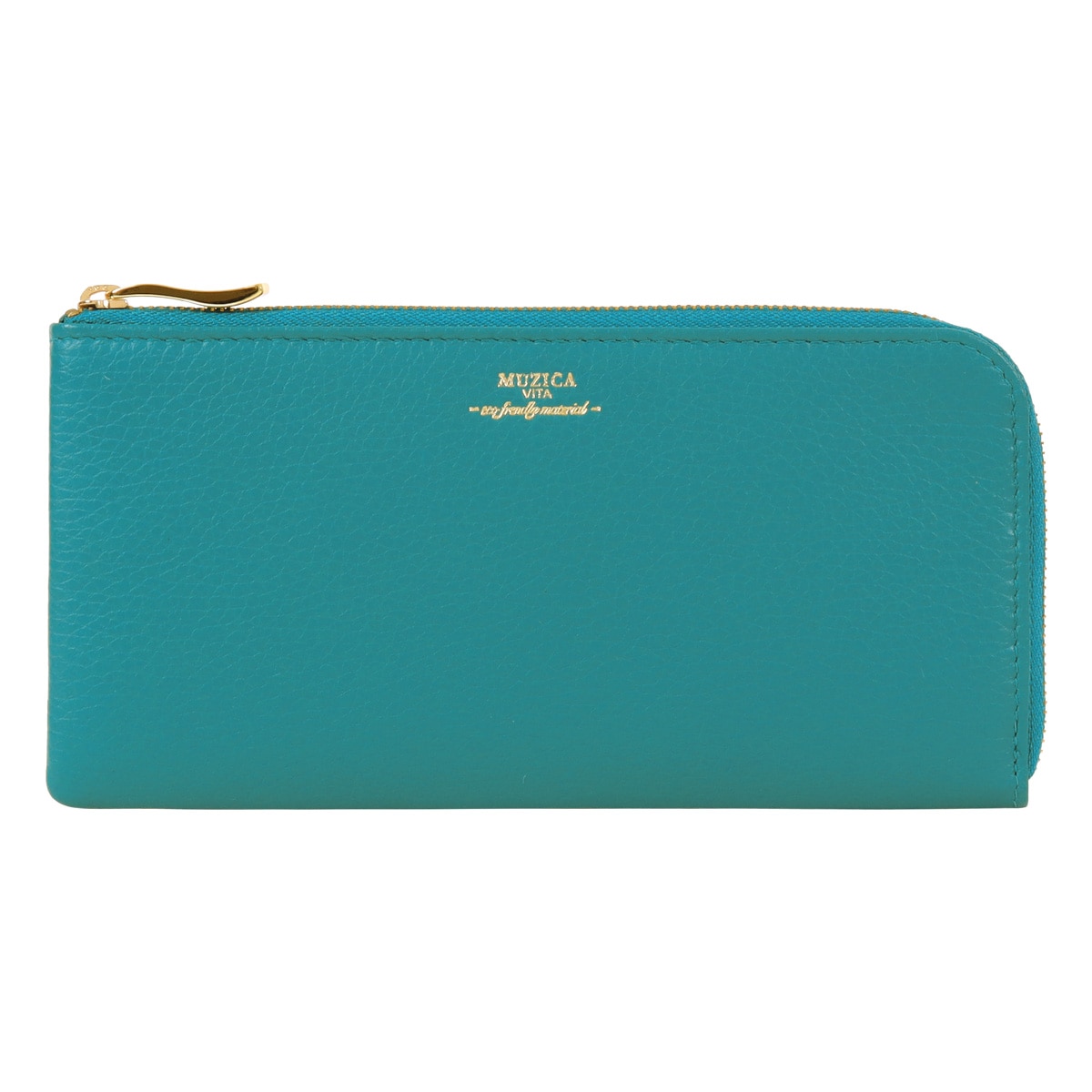 MUZICA VITA ムジカ・ヴィータ 長財布 L字ファスナー muzi-m1019 AVOCADO イタリアンレザー レディース