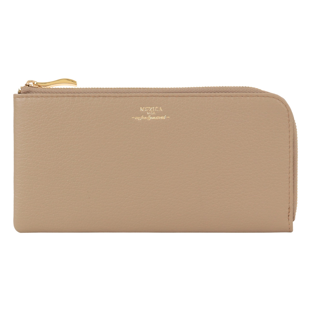 MUZICA VITA ムジカ・ヴィータ 長財布 L字ファスナー muzi-m1019 CAFEMOCHA イタリアンレザー レディース