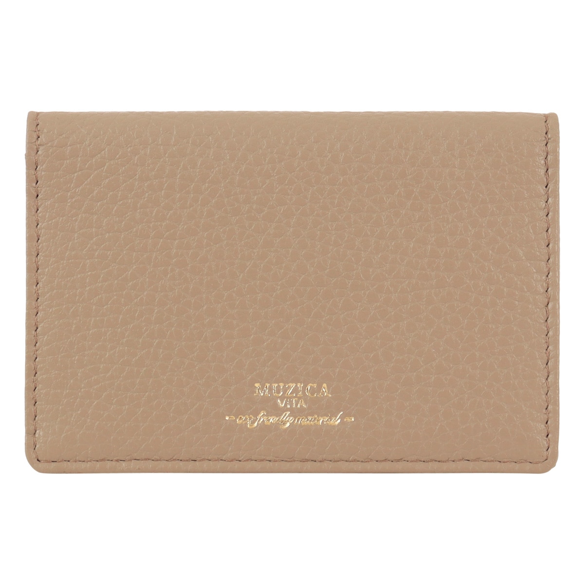 MUZICA VITA ムジカ・ヴィータ 名刺入れ カードケース muzi-m1102 CAFEMOCHA イタリアンレザー レディース