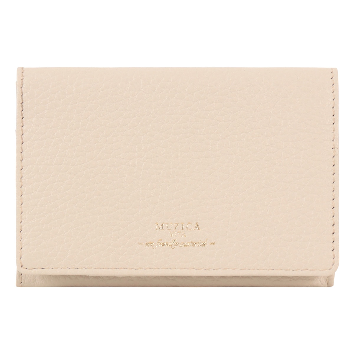 MUZICA VITA ムジカ・ヴィータ 名刺入れ カードケース muzi-m1102 MILK イタリアンレザー レディース