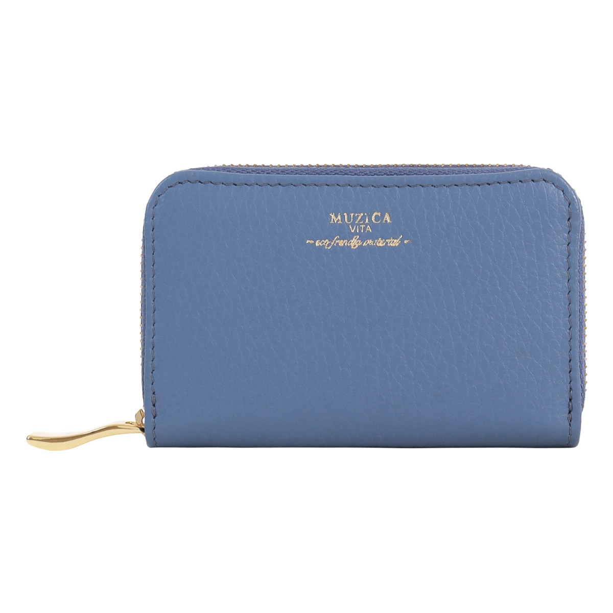 MUZICA VITA ムジカ・ヴィータ 小銭入れ コインケース 名刺入れ カードケース muzi-m1103 BLUEBERRY イタリアンレザー レディース