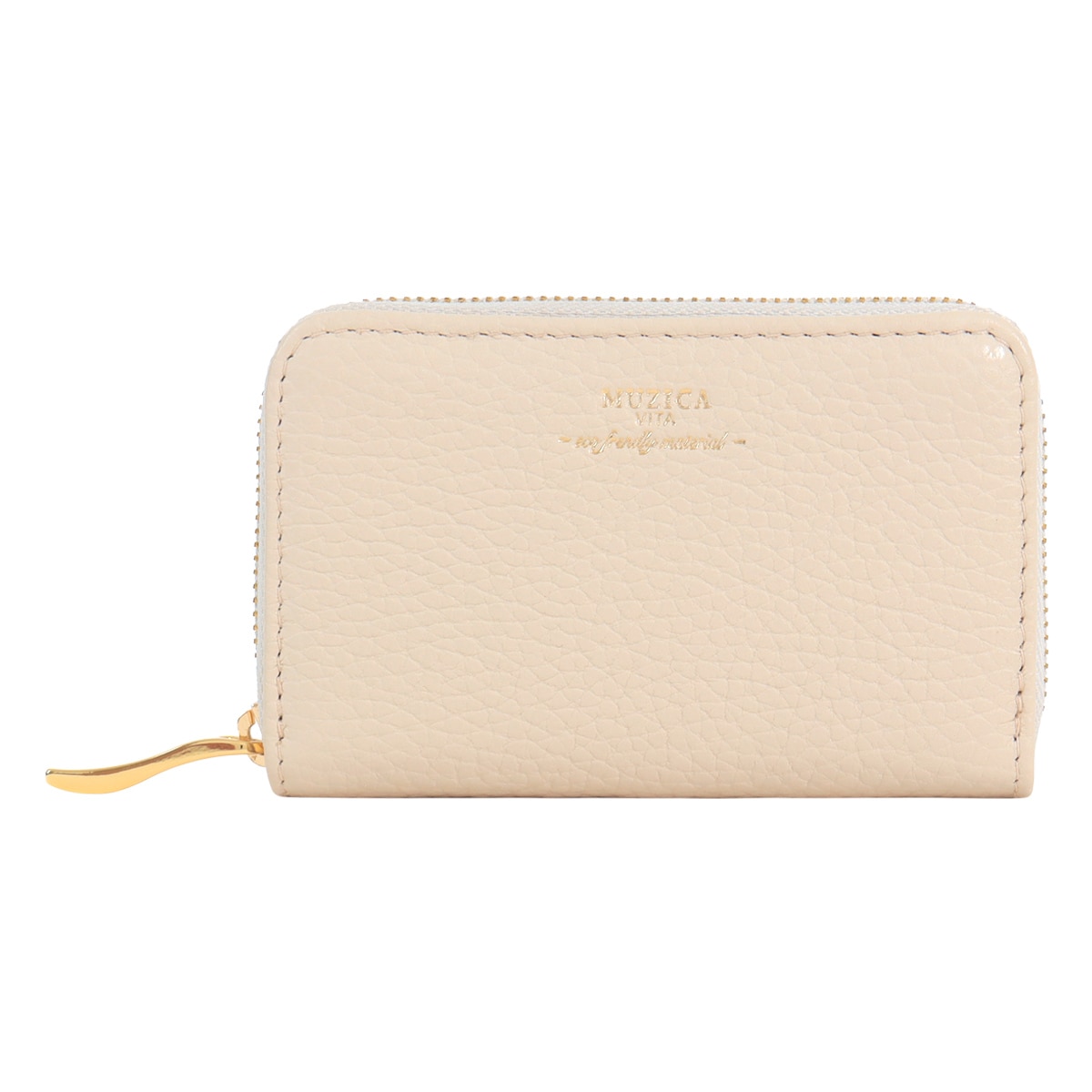 MUZICA VITA ムジカ・ヴィータ 小銭入れ コインケース 名刺入れ カードケース muzi-m1103 MILK イタリアンレザー レディース