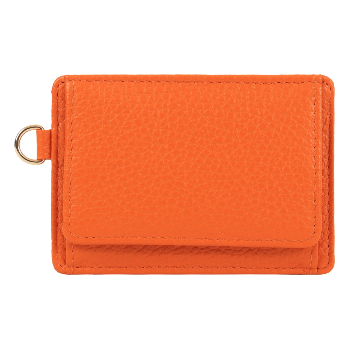 MUZICA VITA ムジカ・ヴィータ 小銭入れ コインケース 定期入れ パスケース muzi-m1104 ORANGE イタリアンレザー レディース