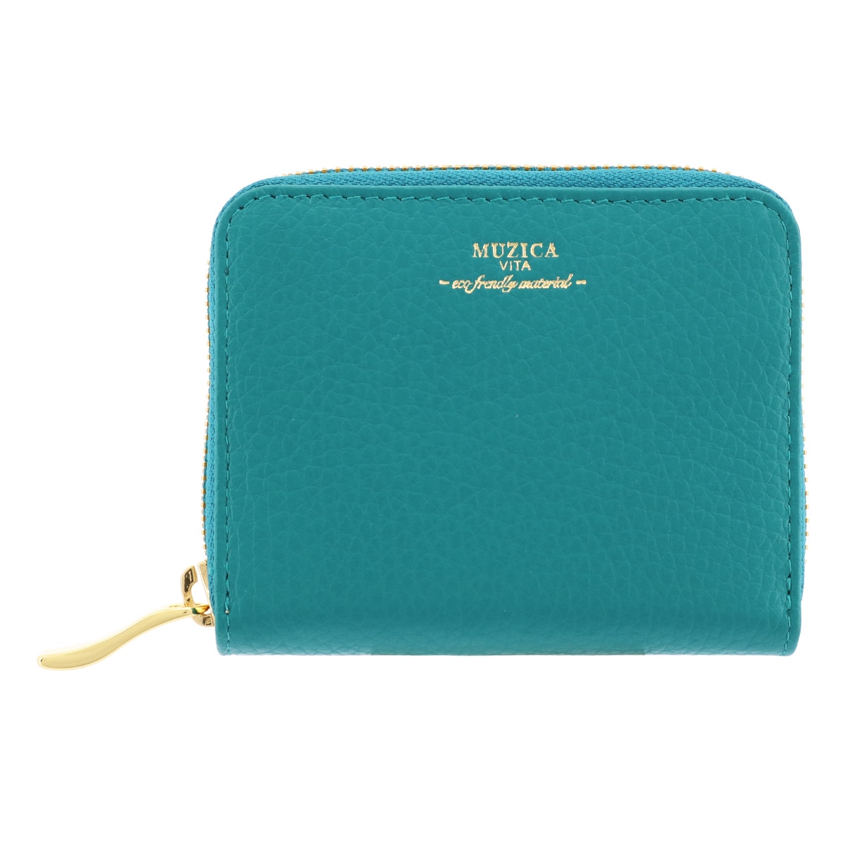 MUZICA VITA ムジカ・ヴィータ ミニ財布 蛇腹 muzi-m1105 AVOCADO イタリアンレザー