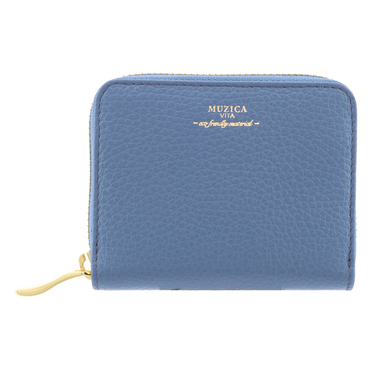 MUZICA VITA ムジカ・ヴィータ ミニ財布 蛇腹 muzi-m1105 BLUEBERRY イタリアンレザー