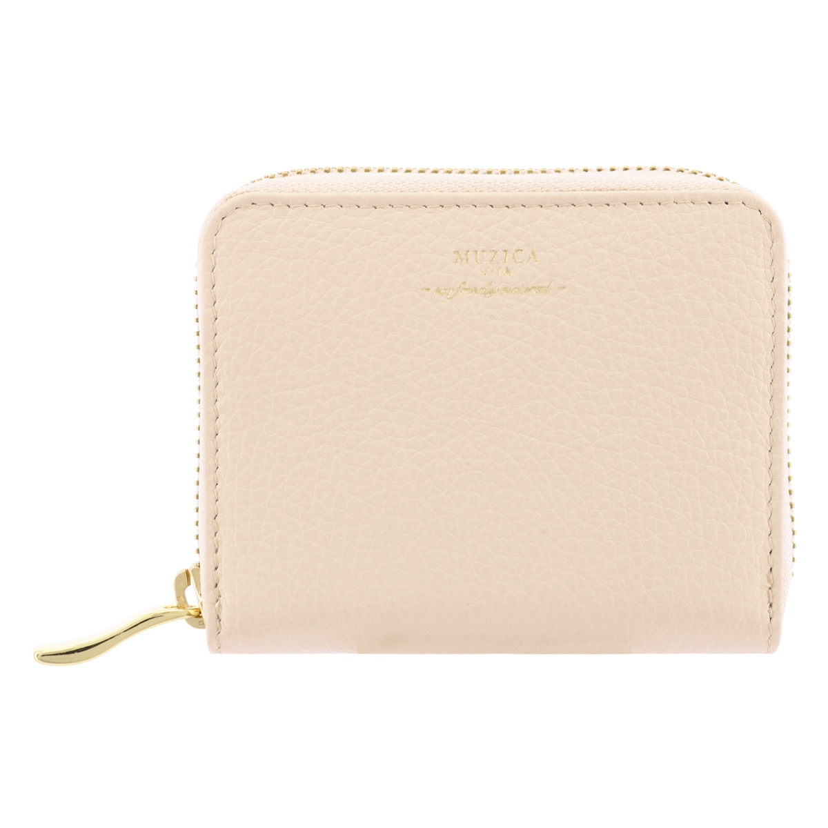MUZICA VITA ムジカ・ヴィータ ミニ財布 蛇腹 muzi-m1105 MILK イタリアンレザー