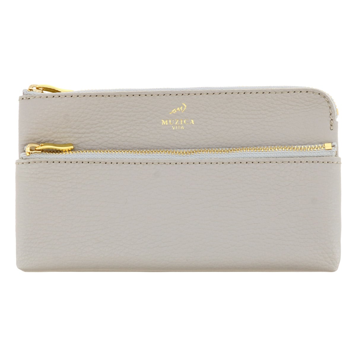 MUZICA VITA ムジカ・ヴィータ 長財布 muzi-m3036 ICEGRAY イタリアンレザー レディース