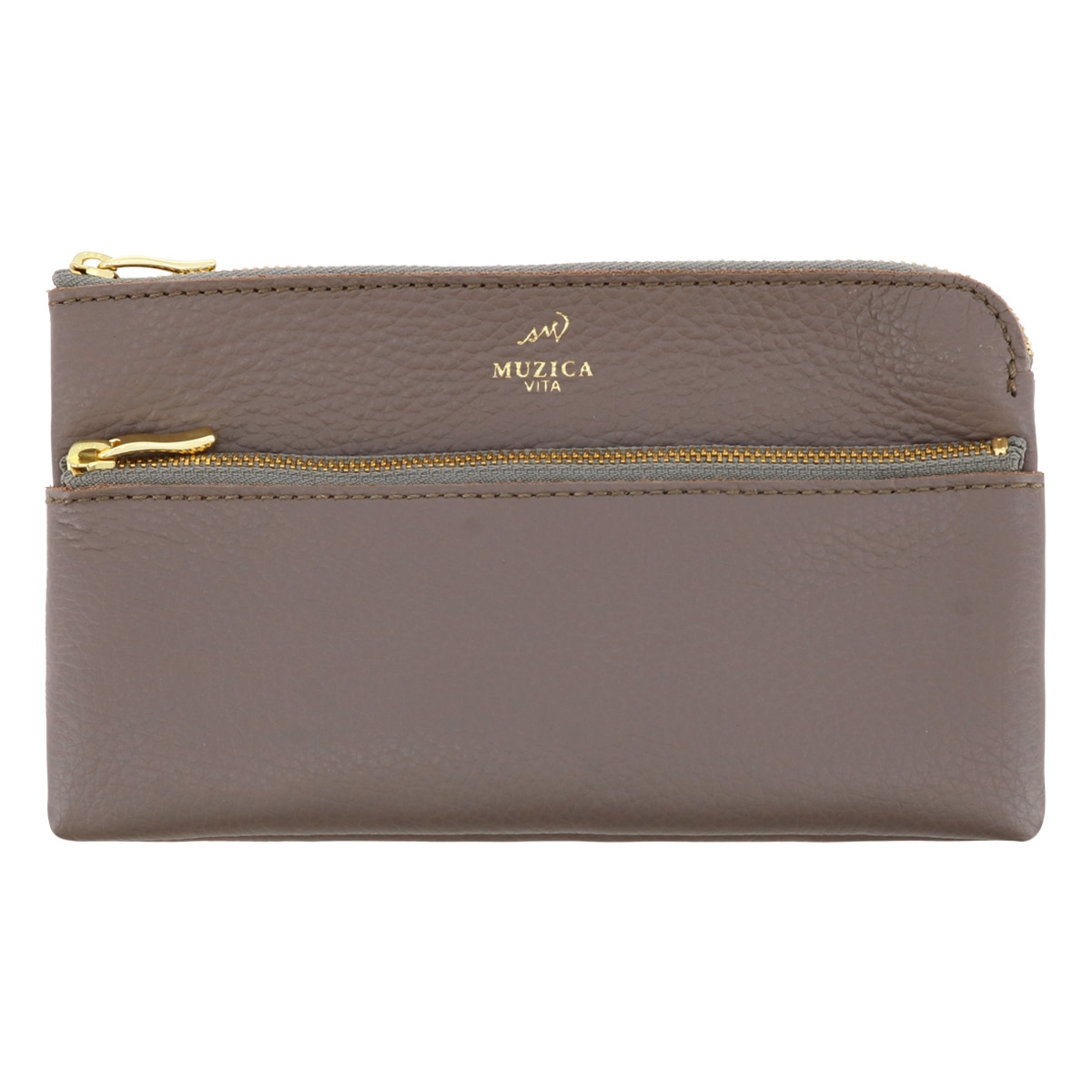 MUZICA VITA ムジカ・ヴィータ 長財布 muzi-m3036 TAUPE イタリアンレザー レディース