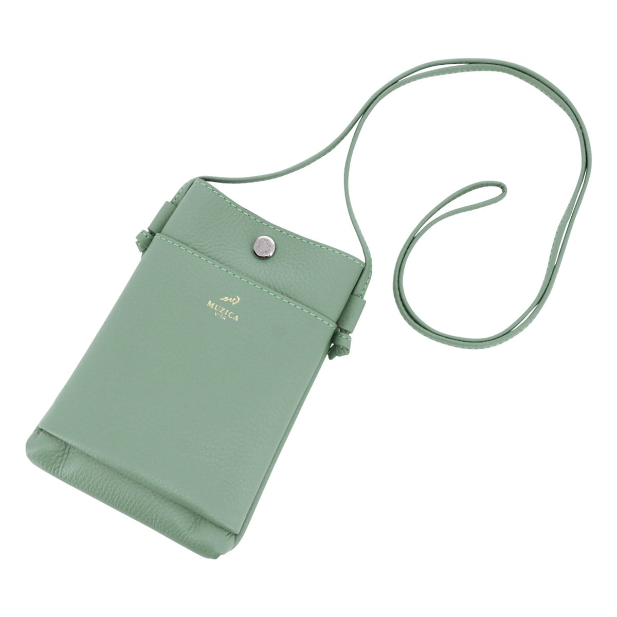 MUZICA VITA ムジカ・ヴィータ ショルダーバッグ スマホショルダー muzi-m3037 MINT イタリアンレザー レディース
