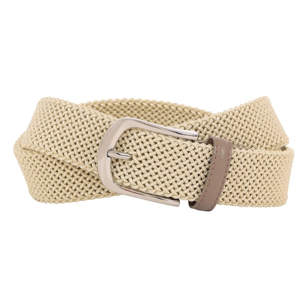 PRAIRIE GINZA プレリーギンザ プレリー ギンザ メッシュ ベルト メンズ nh88710 Mesh PRARE 牛革 レザー カジュアル フォーマル アイボリー