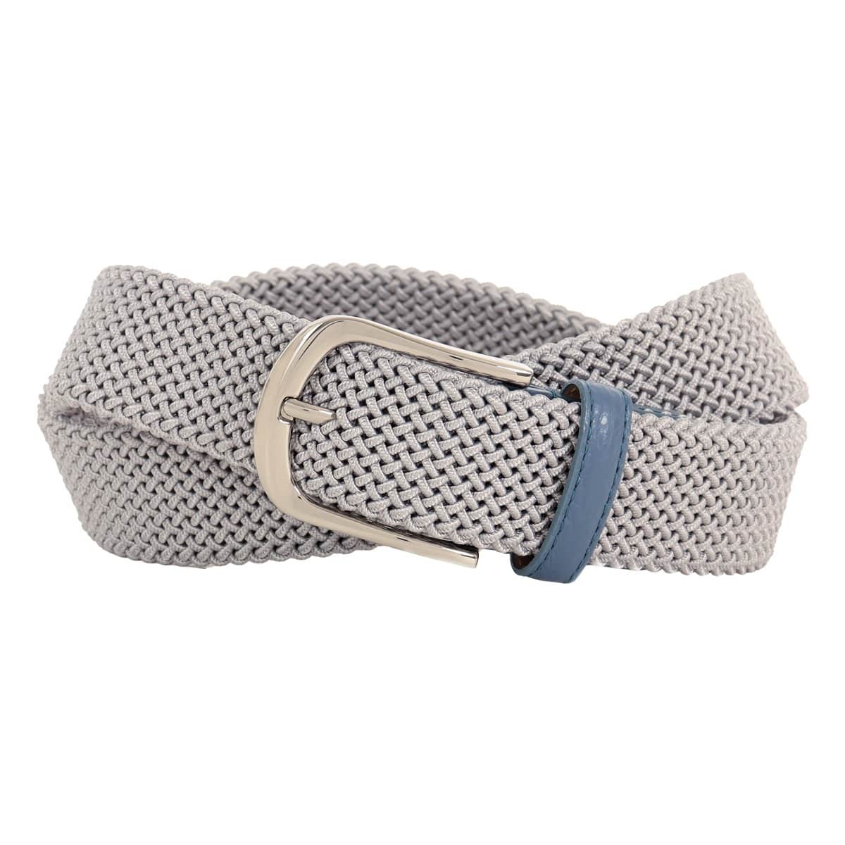 PRAIRIE GINZA プレリーギンザ プレリー ギンザ メッシュ ベルト メンズ nh88710 Mesh PRARE 牛革 レザー カジュアル フォーマル アイスグレー
