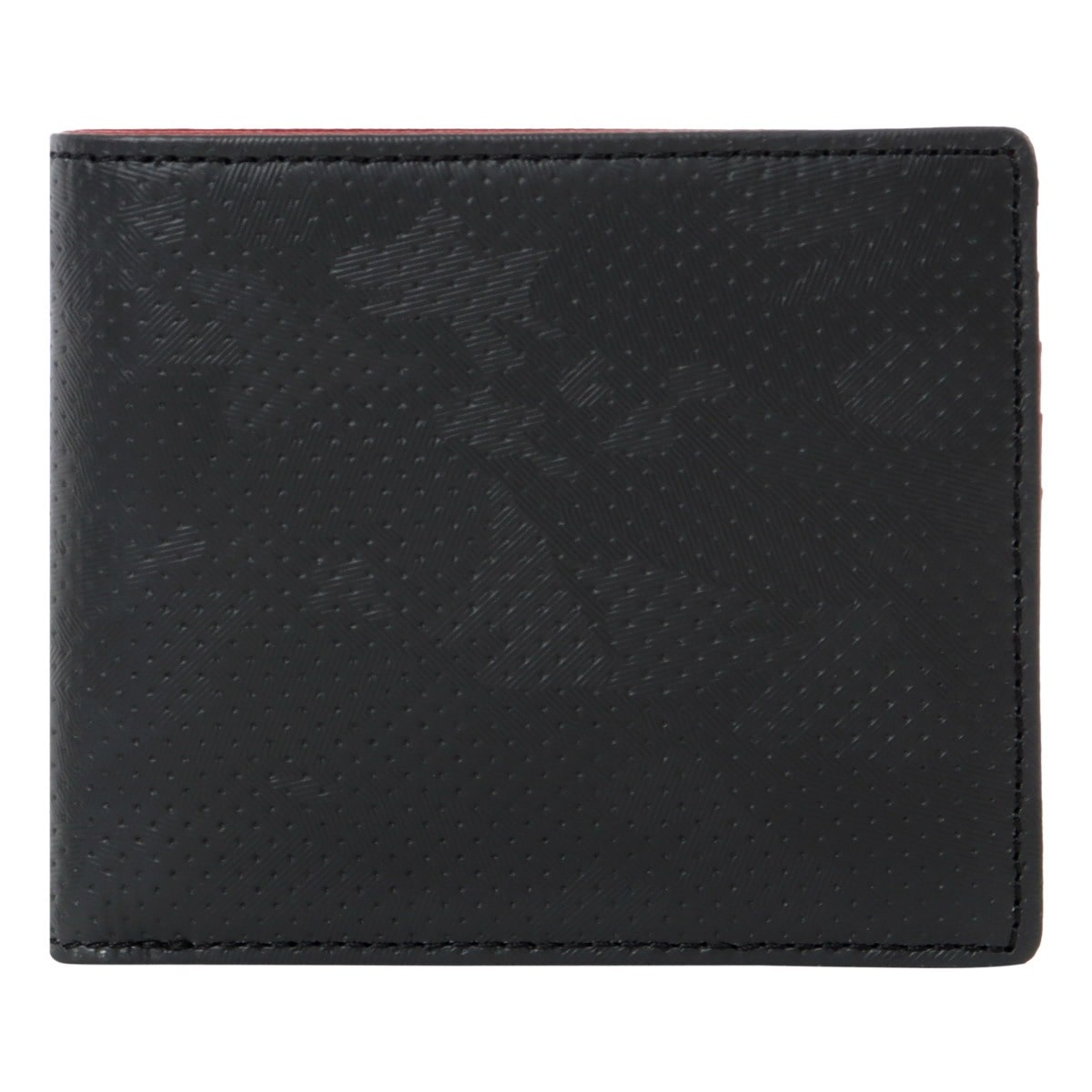 Neu interesse ノイ インテレッセ 二つ折り財布 ヴィッケルン 3173 札入れ 牛革 羊革 レザー メンズ ブラック×レッド