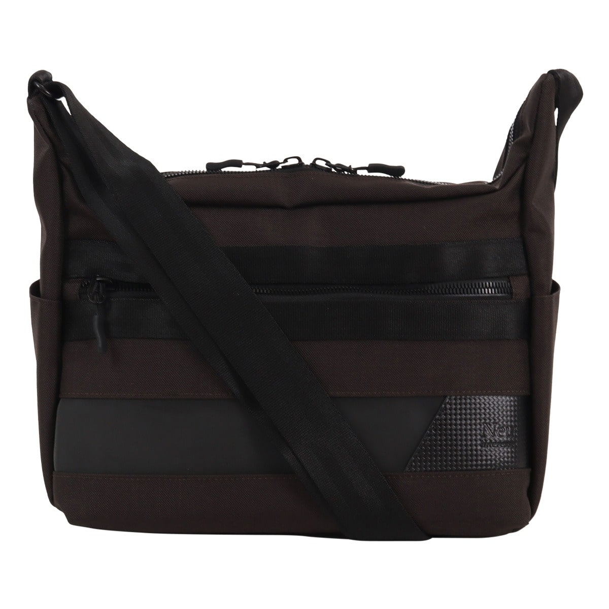 Neu interesse ノイ インテレッセ ショルダーバッグ 横型 メンズ 3527 Geheimnis 撥水 BEATTEX カジュアル ダークブラウン