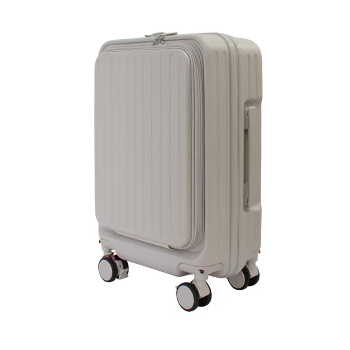 Novel ノーベル スーツケース【ドリンクホルダー付】機内持ち込み TSAロック 99930 マットフロントオープンキャリー Sサイズ マットベージュ