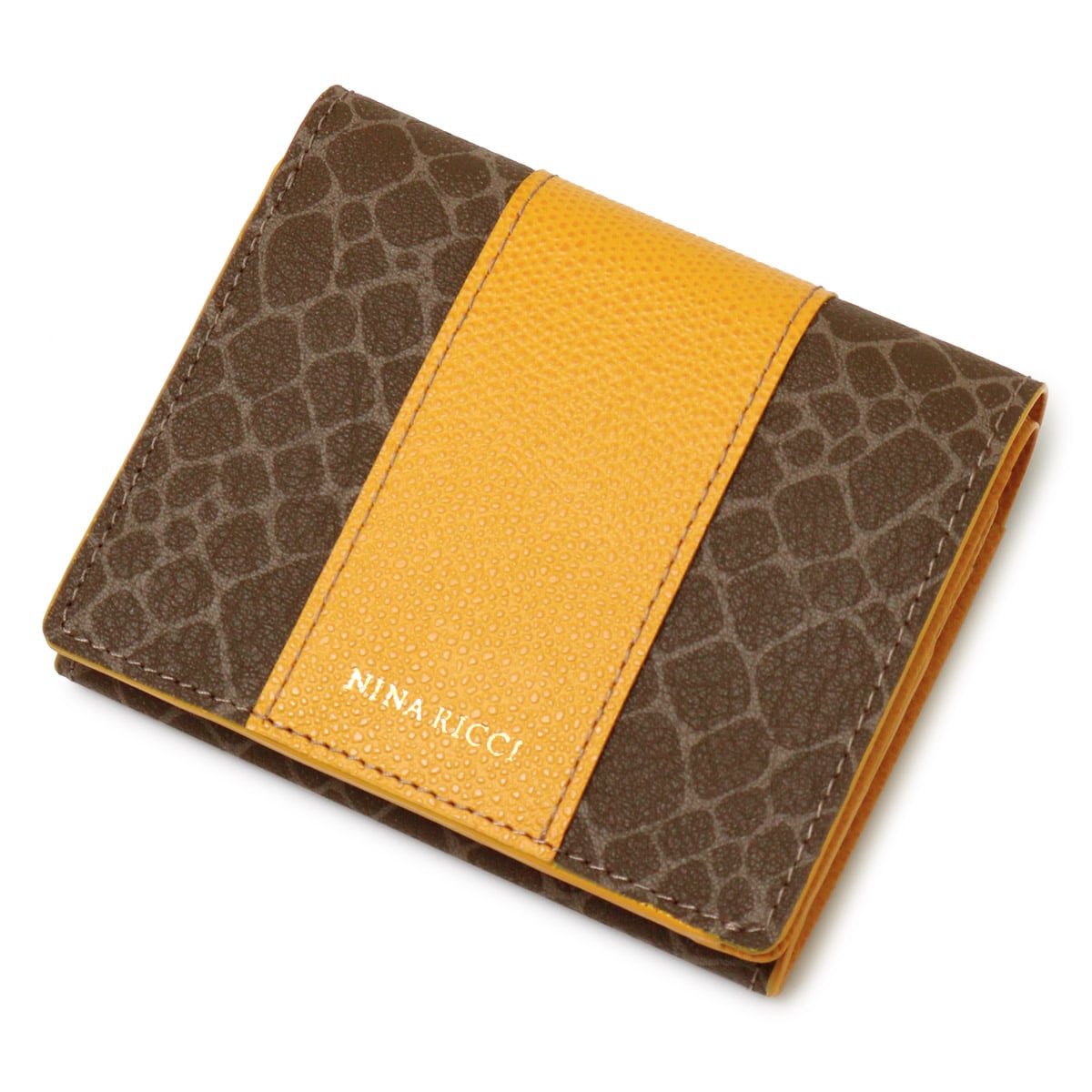 ニナリッチ 財布 二つ折り 本革 レディース 85-8002 グレインヌーボー