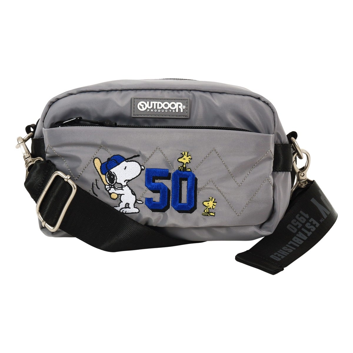 OUTDOOR PRODUCTS アウトドアプロダクツ ミニショルダーバッグ ポリエステル100% レディース グレー