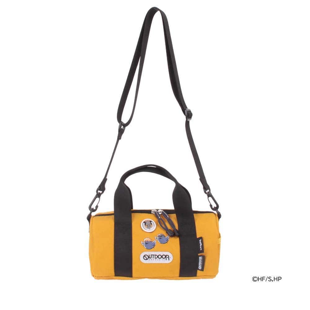 OUTDOOR PRODUCTS アウトドアプロダクツ ハイキュー!! コラボ ミニロールボストンバッグ メンズ レディース ODHQ02 ミニショルダーバッグ 烏野高校 音駒高校 稲荷崎高校 ポーチ ポシェット アニメ 推し活 烏野高校(オレンジ)