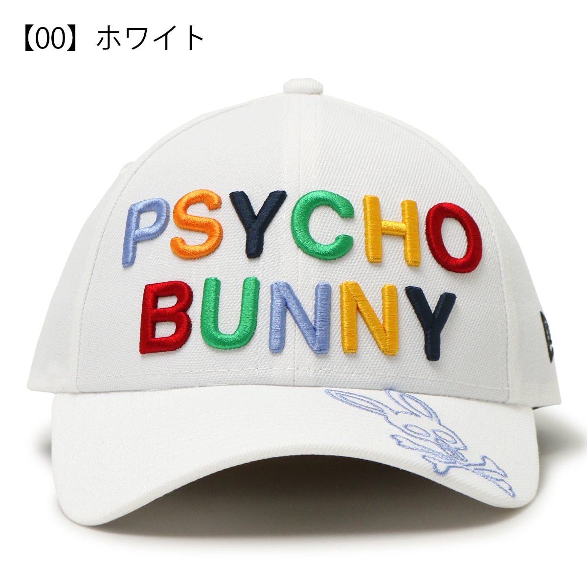 サイコバニー ゴルフ キャップ ニューエラ NEW ERA 帽子 メンズ PBMG301F コラボ Psycho Bunny アウトドア 抗菌